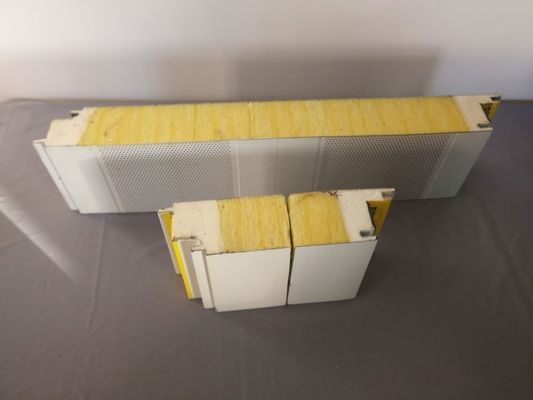 Fireproof Insulated PUF 25mm Sandwich Panel PU Rockwool