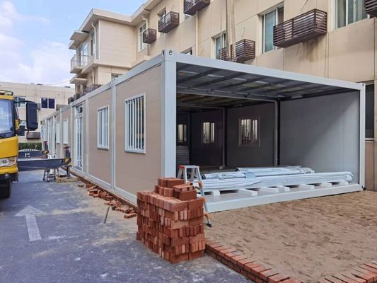 Insulated Steel Prefab Folding Container House Collapsible Container Homes