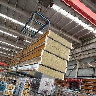Customized Length Rockwool Sandwich Panel 80mm