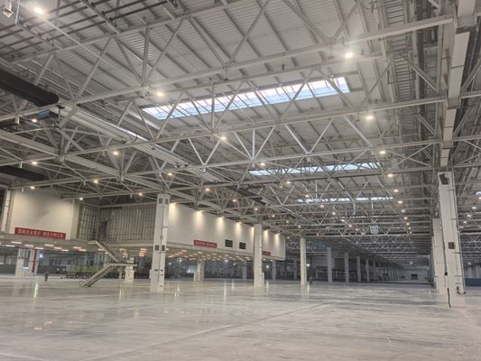 China Low Cost Large-Span Steel Structure Custom Designed Steel Frame Structure Industrial Prefabricated Buildings Workshop Factory Plant Warehouse 