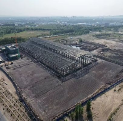 Struttura prefabbricata in acciaio al carbonio Workshop Plant Workshop e soluzione di stoccaggio della sala da esterno