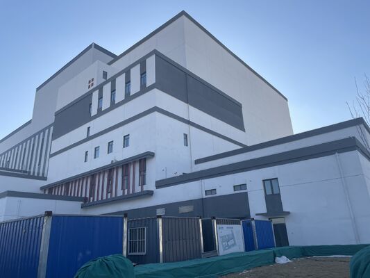 Magazzino per struttura in acciaio prefabbricato a caldo da 1000 metri quadrati per officina logistica Edificio industriale Edificio commerciale Struttura in acciaio