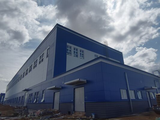 CE ISO Strutture prefabbricate in acciaio Materiali da costruzione Laboratorio Eco-friendly