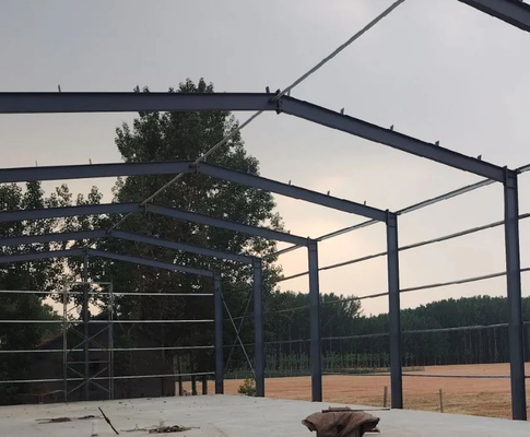Costruzione in metallo con struttura a portale prefabbricata per officina di fabbrica per strutture in acciaio resistente per la produzione industriale